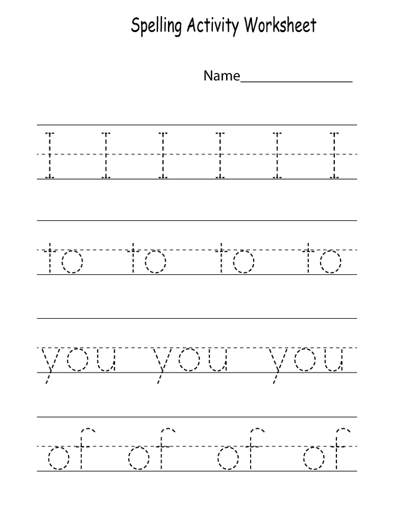 kids activity worksheets trace