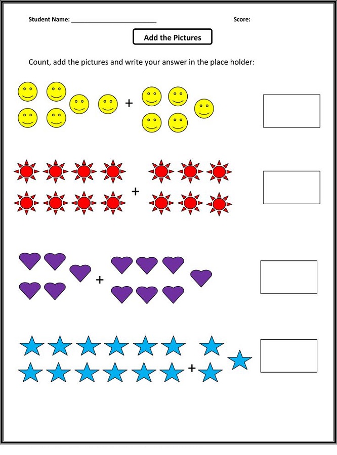 math worksheet fun for kids