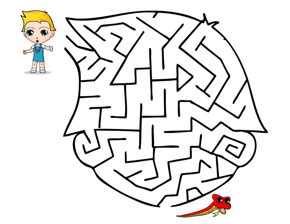 simple mazes for kids free
