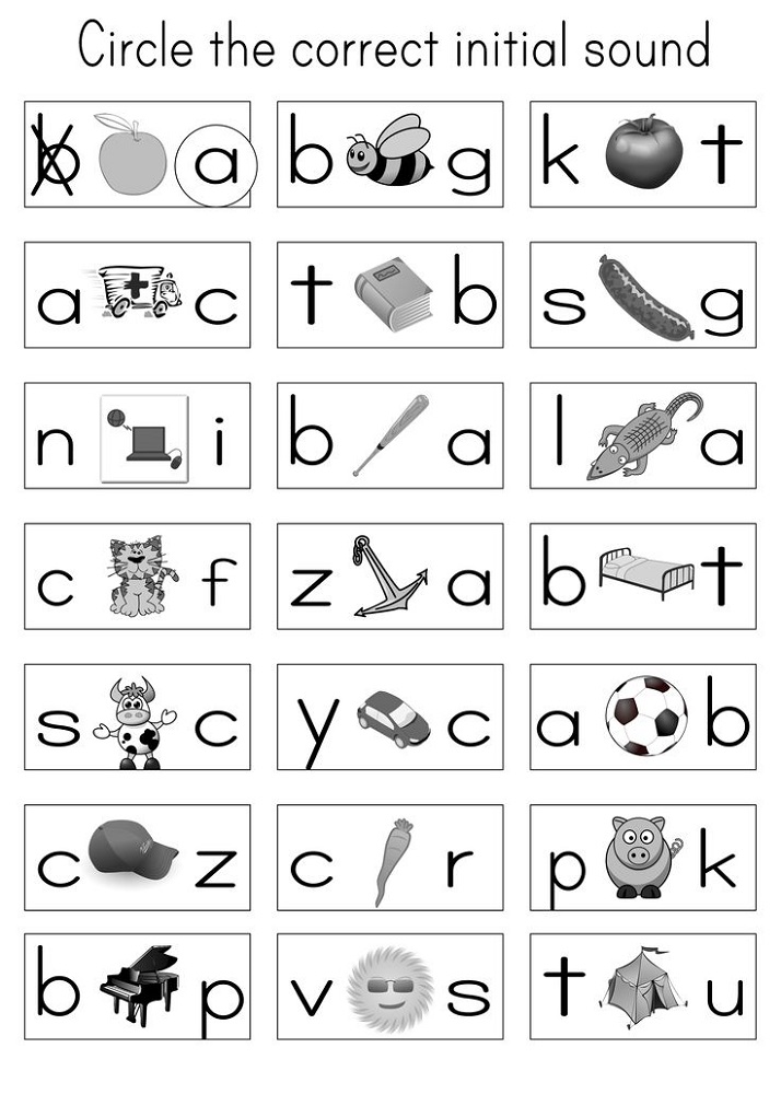 alphabet letter worksheets kindergarten