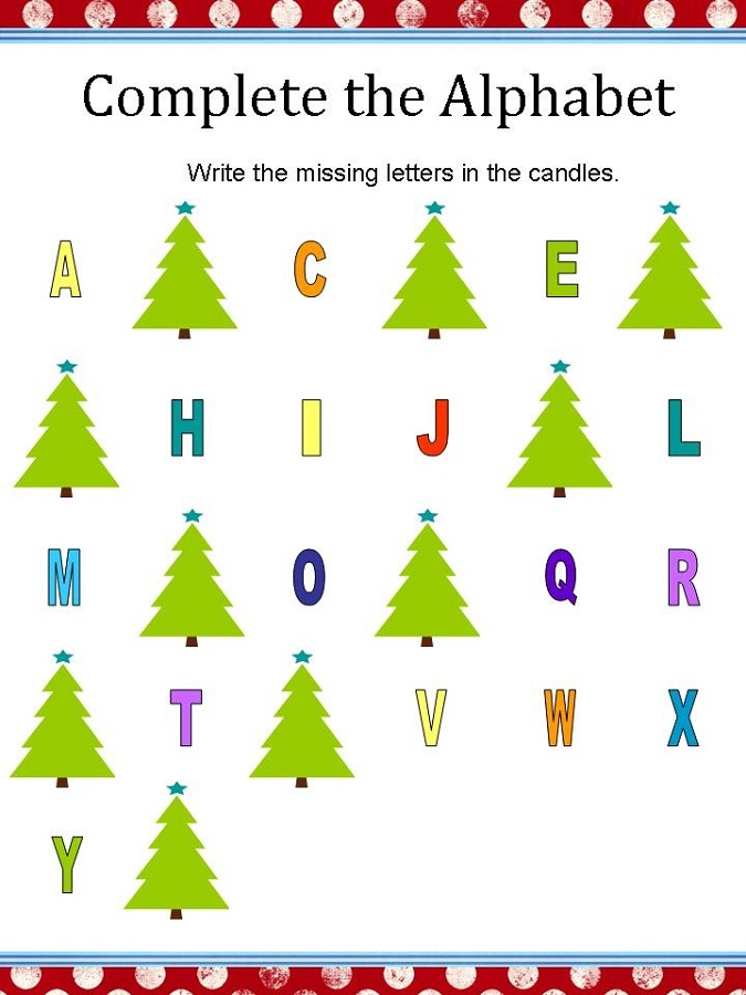 alphabet letter worksheets printable