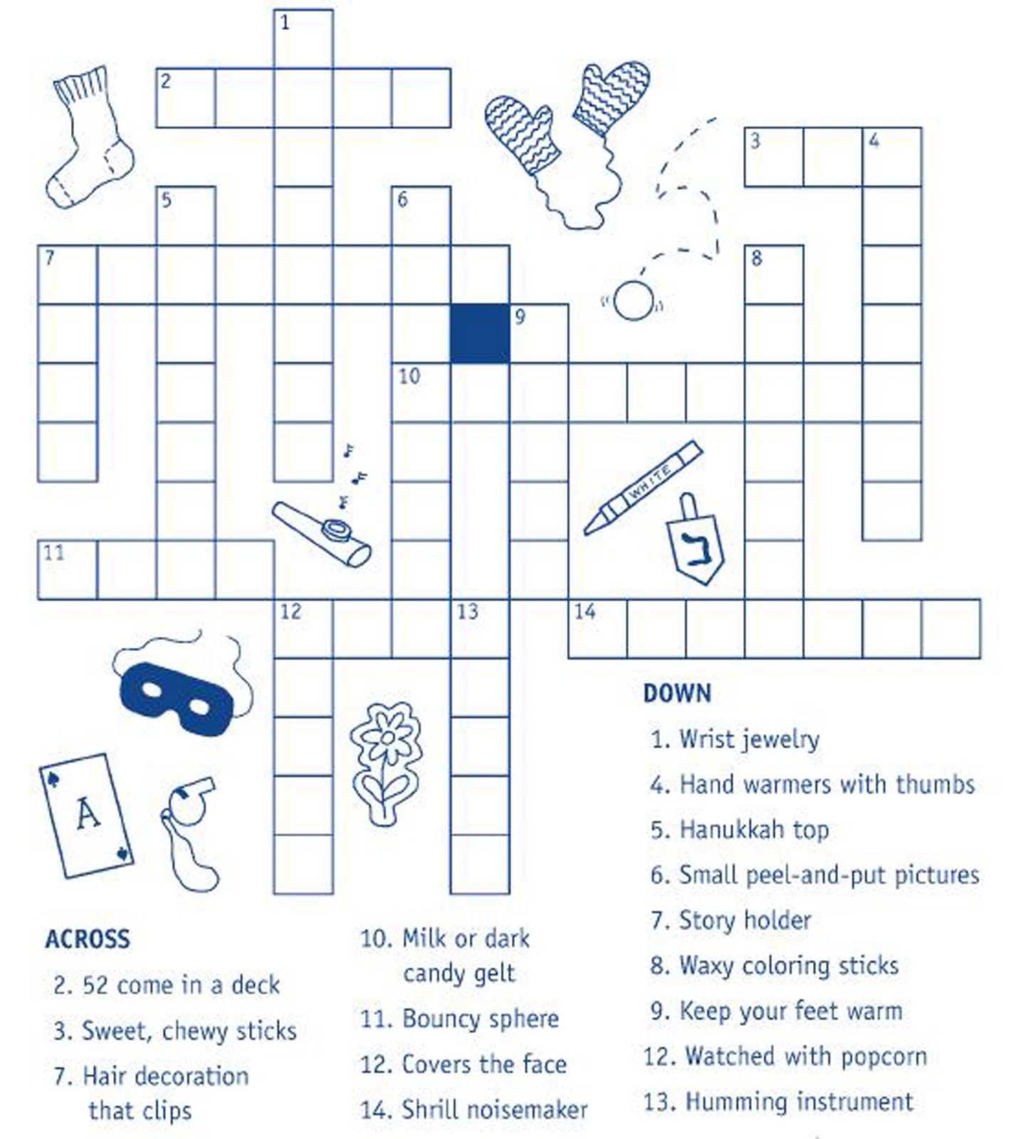 kid crossword puzzles free