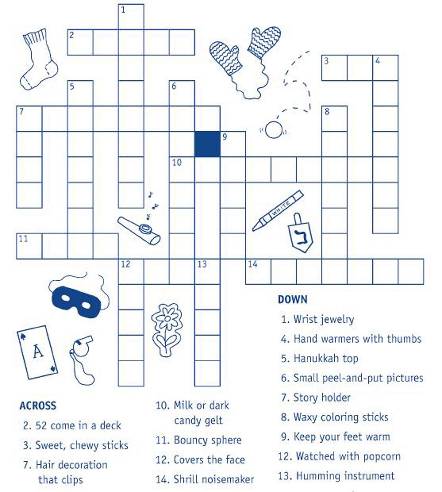 kids crossword puzzles printable