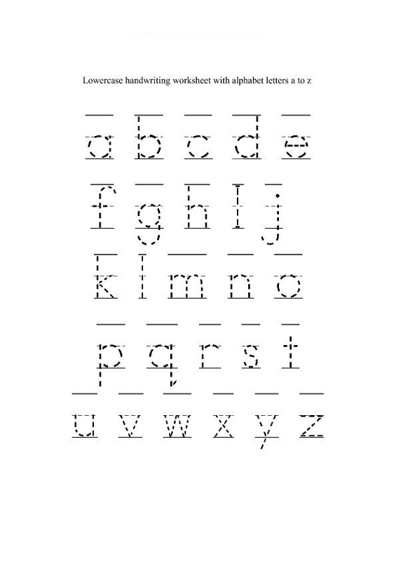 trace letter worksheets free printable