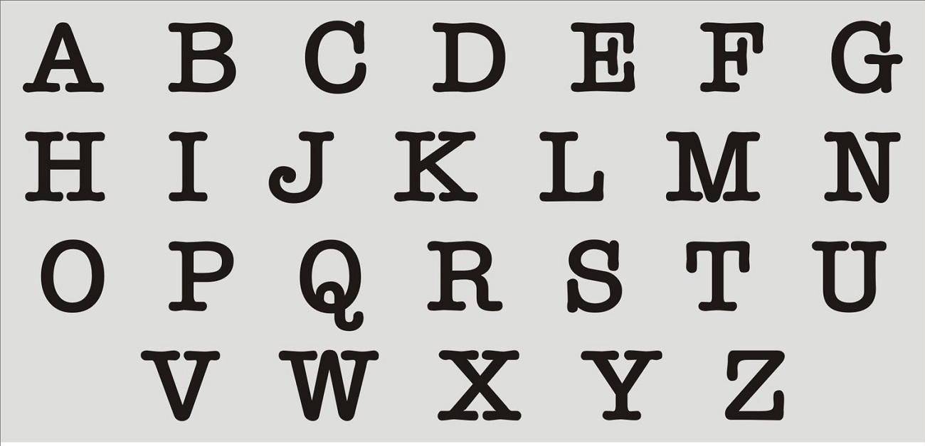 capital letter alphabet to print