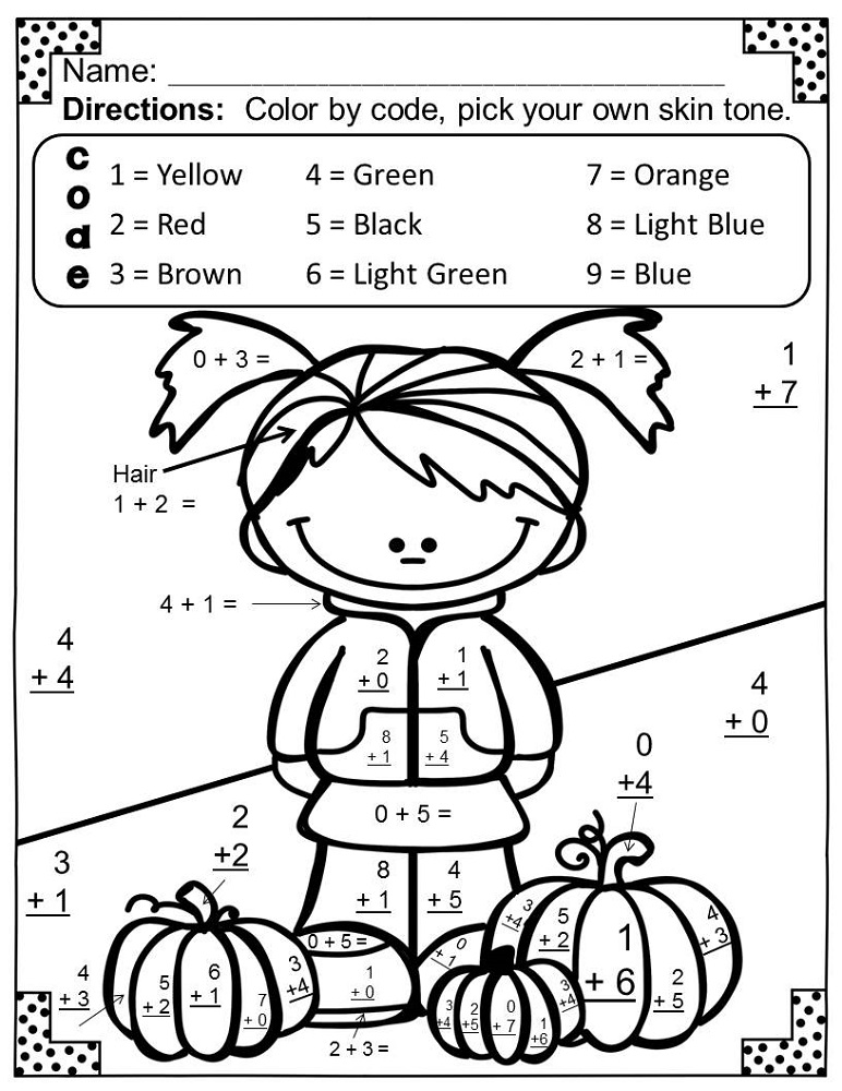 hidden picture math worksheets printable