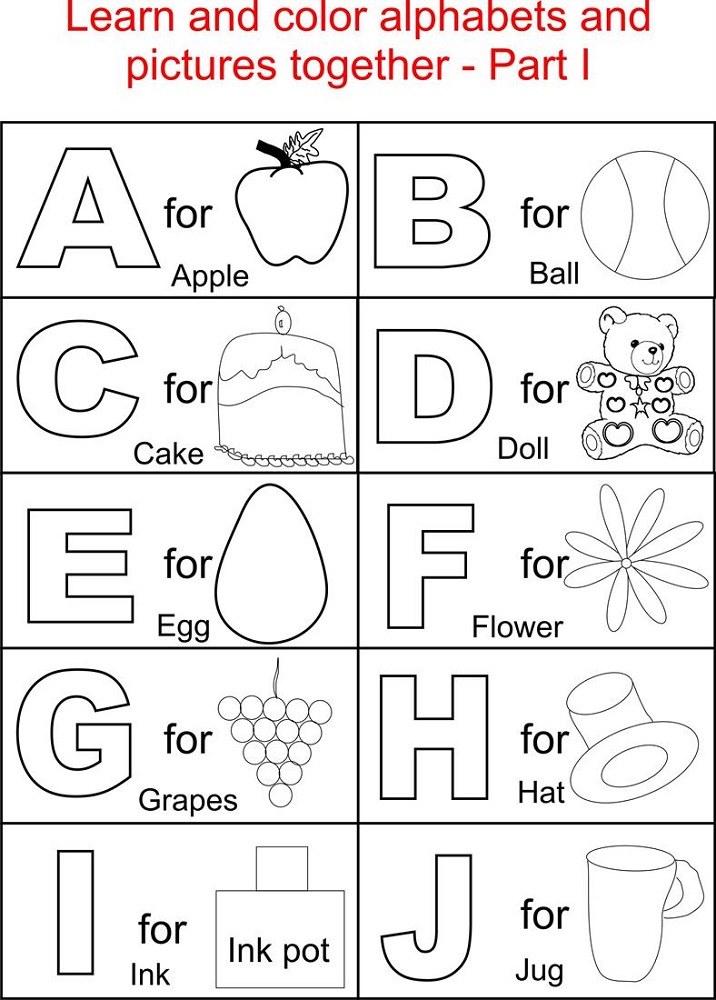 free alphabet worksheets learning