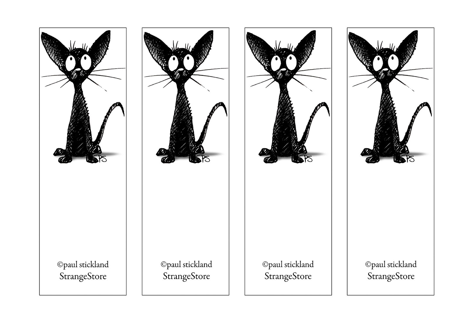 free printable reading bookmarks black and white cute