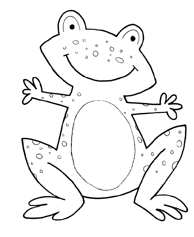 frog activities for kids coloring