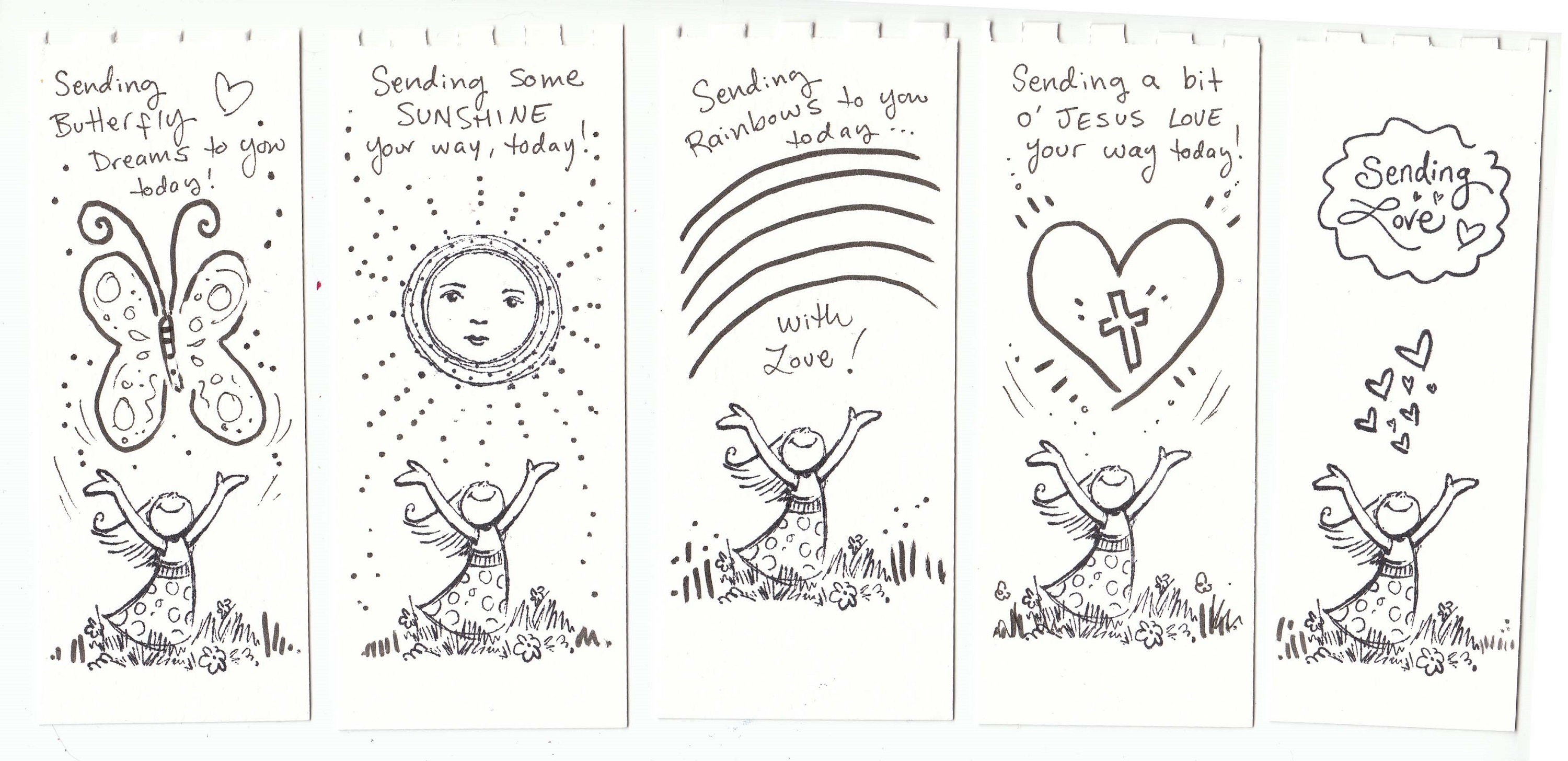 printable coloring reading bookmarks page