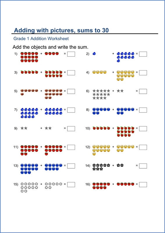 subtraction-worksheet-grade-1