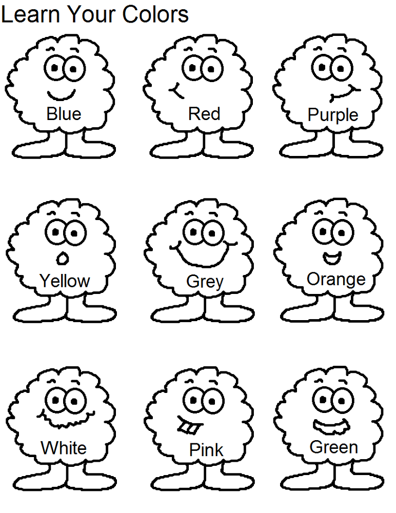 Toddlers Learning Printables Activity Shelter