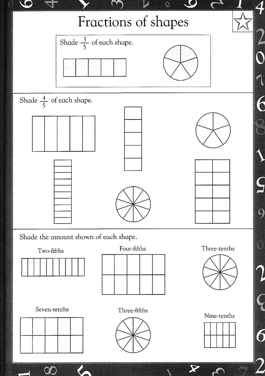 free printable maths worksheets ks2 fraction