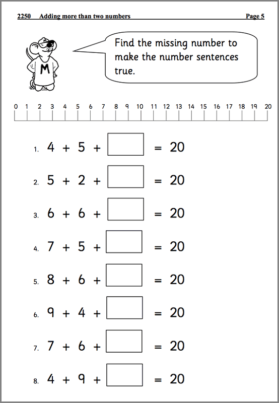 Free Printable Math Worksheets KS2 | Activity Shelter