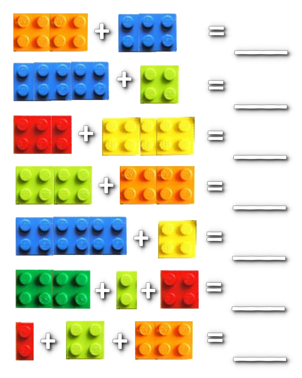 maths sums for kids with picture