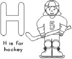 Hockey Crafts for Kids Bingo