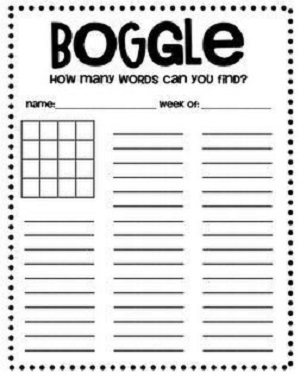 Rules of Boggle Word