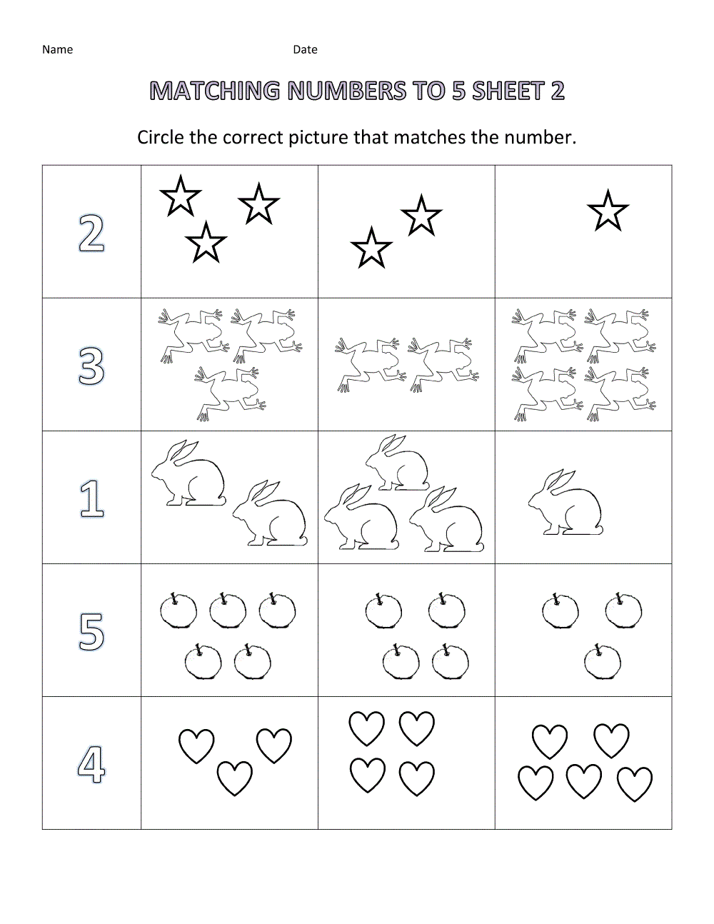 Free Printable Educational Worksheets For Preschoolers