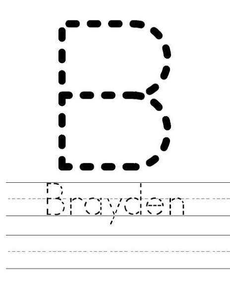 Tracer Pages for Names Brayden