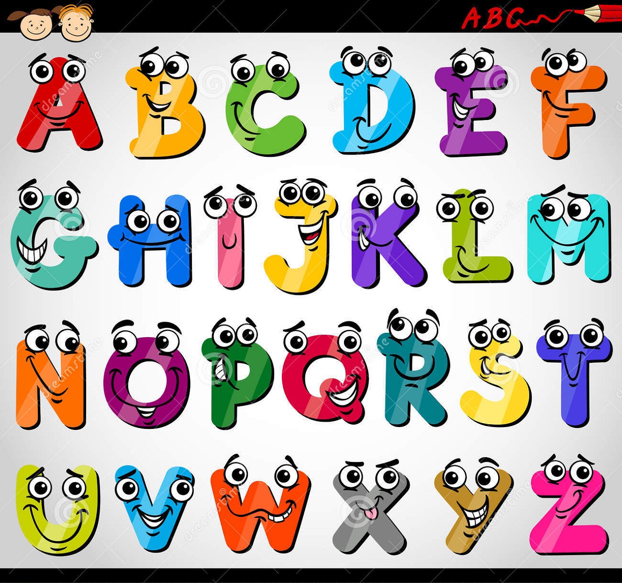 Capital Letters Alphabet for Kids.