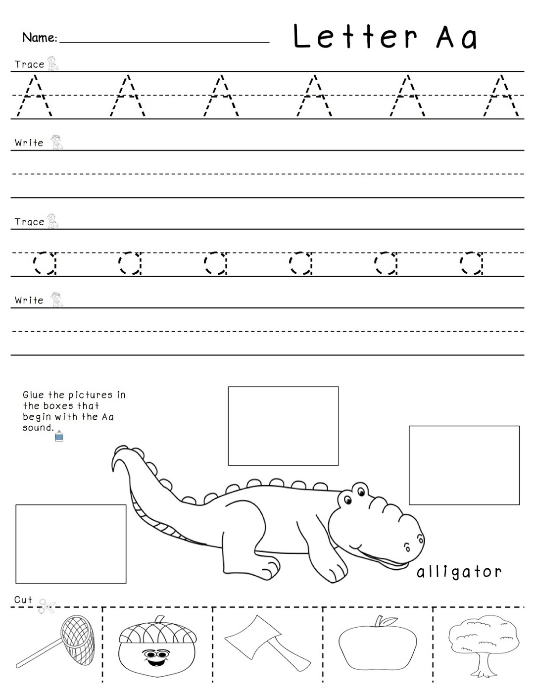 Handwriting Free Printable Preschool Worksheets Tracing Letters Pdf