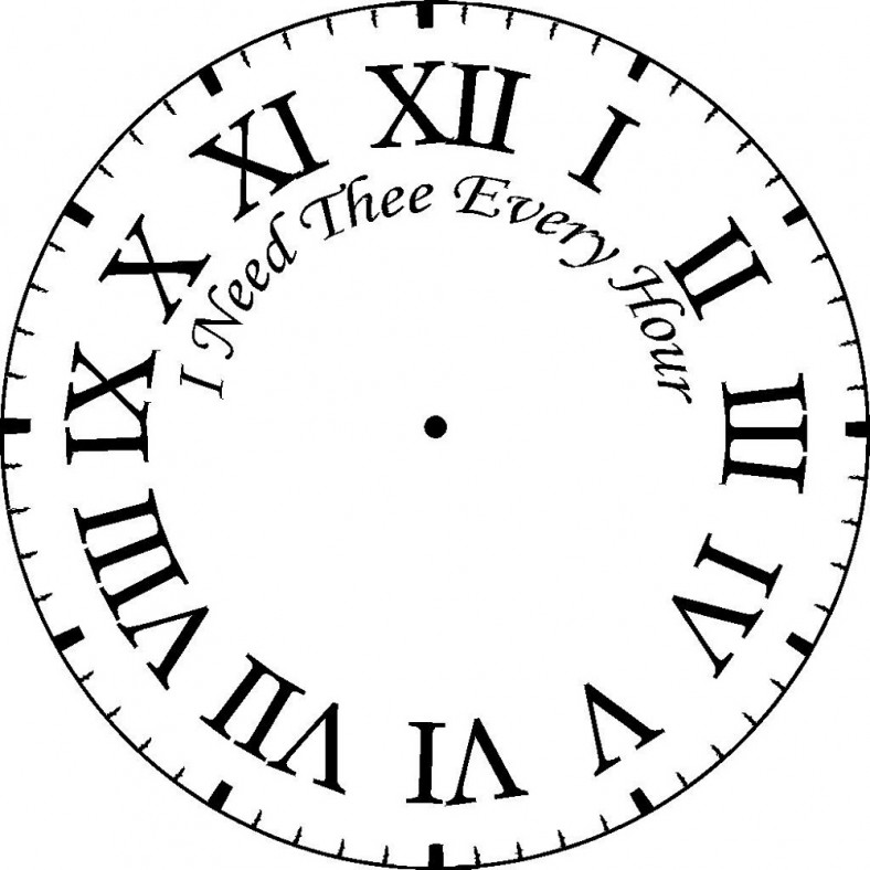 Printable Clock 2016