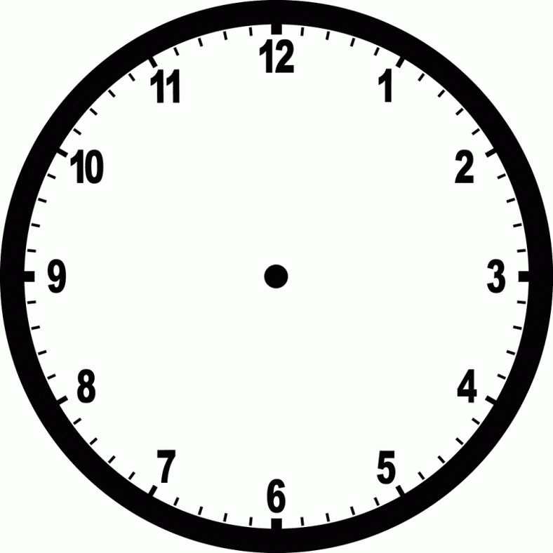 Printable Clock free