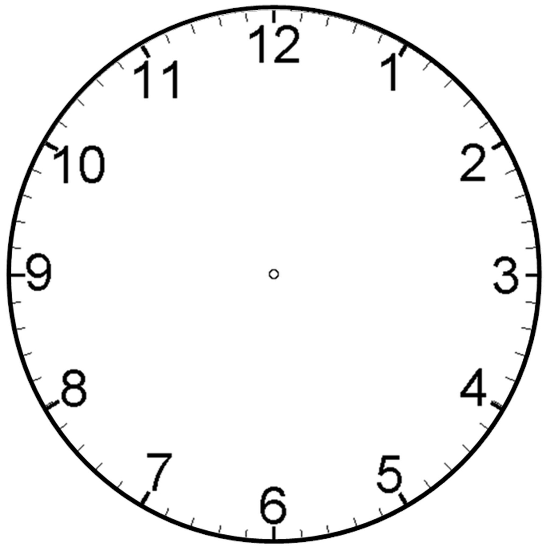 Printable Clock simple
