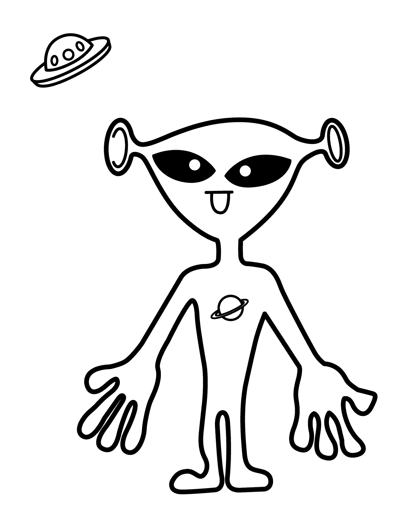 alien pictures for kids printable