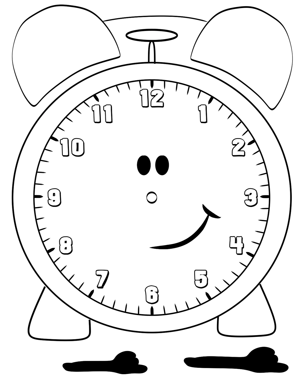 Blank Clock Faces For Exercises Activity Shelter