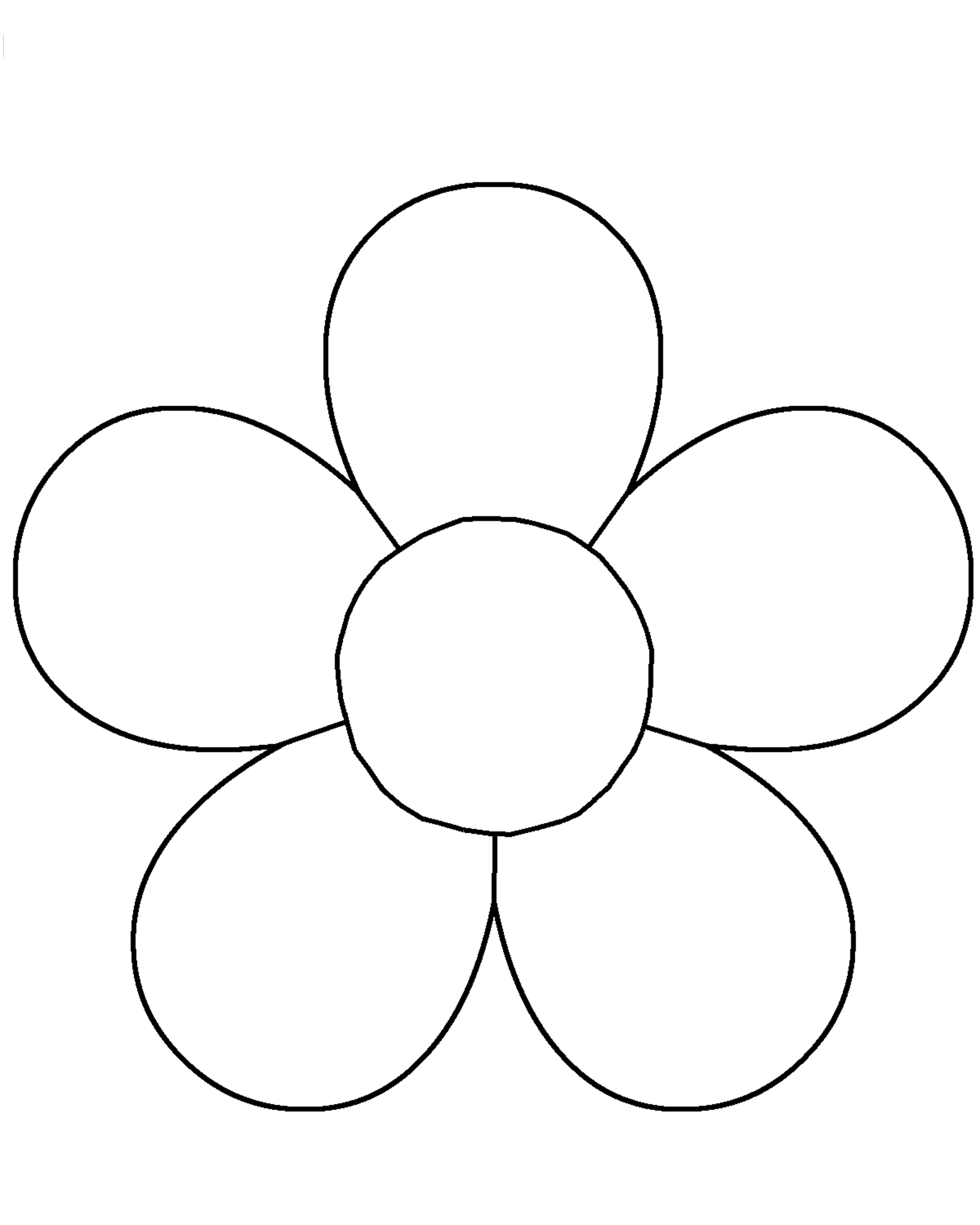 Flower Template Printable Free