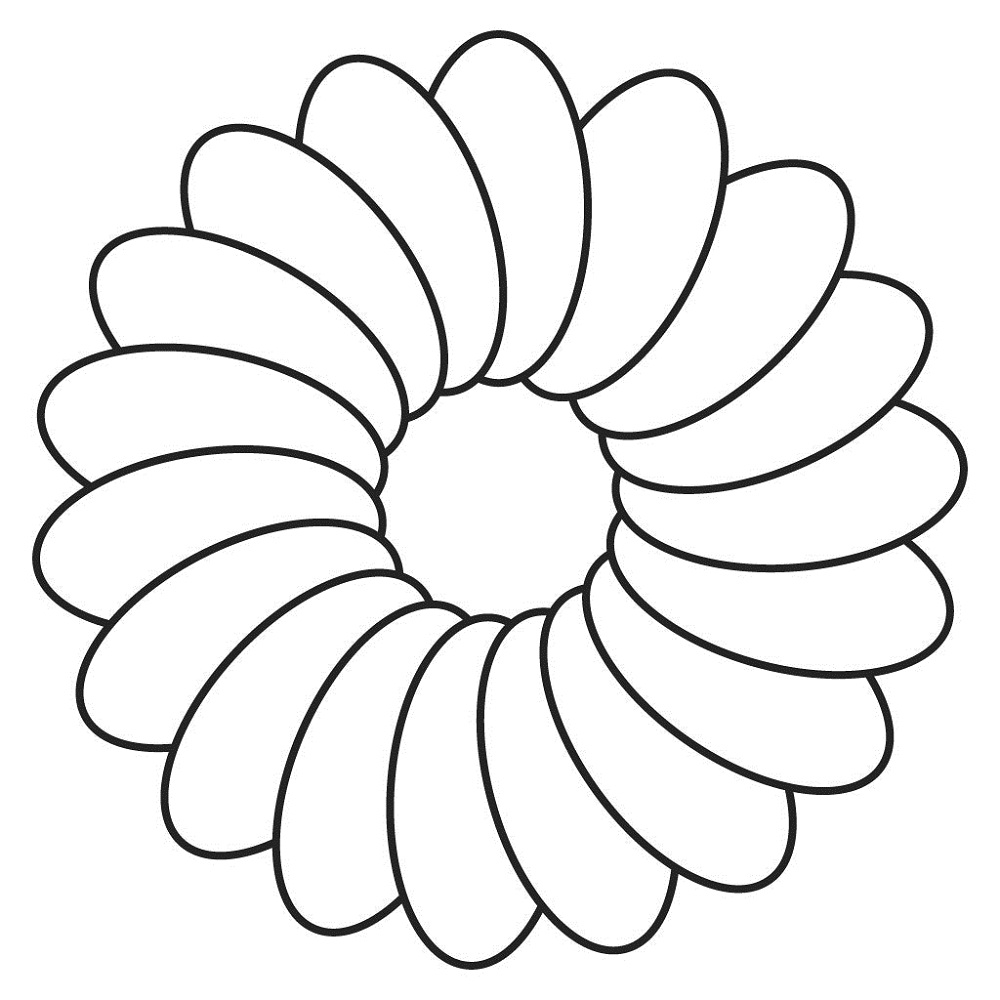 Flower Template Printable Ed