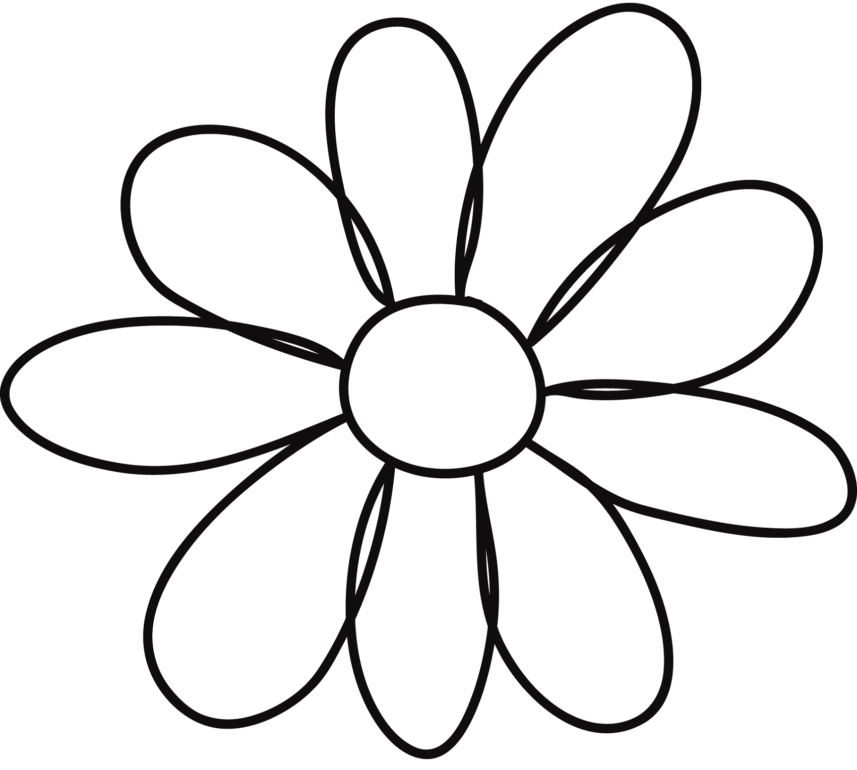 Flower Template for Children's Activities | Activity Shelter