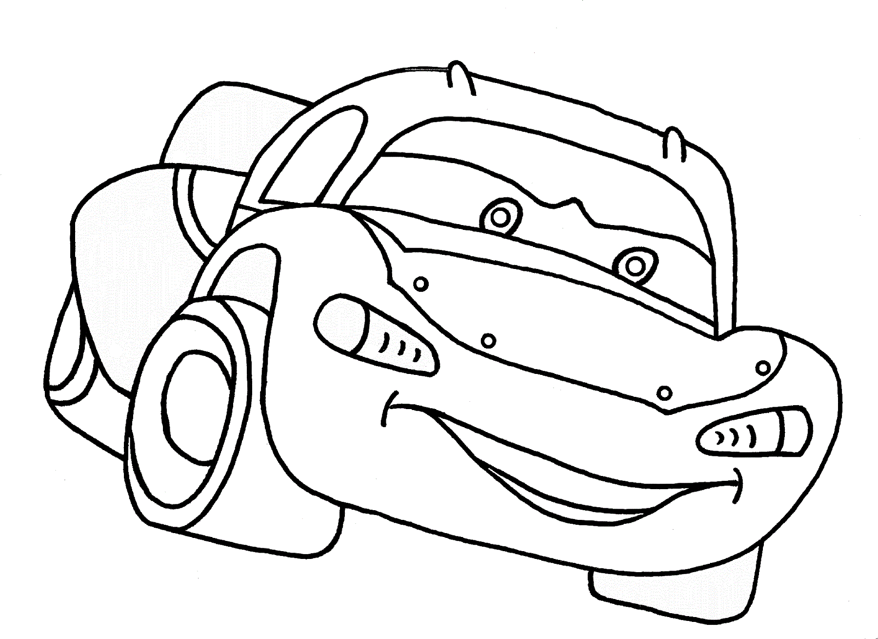 free coloring car