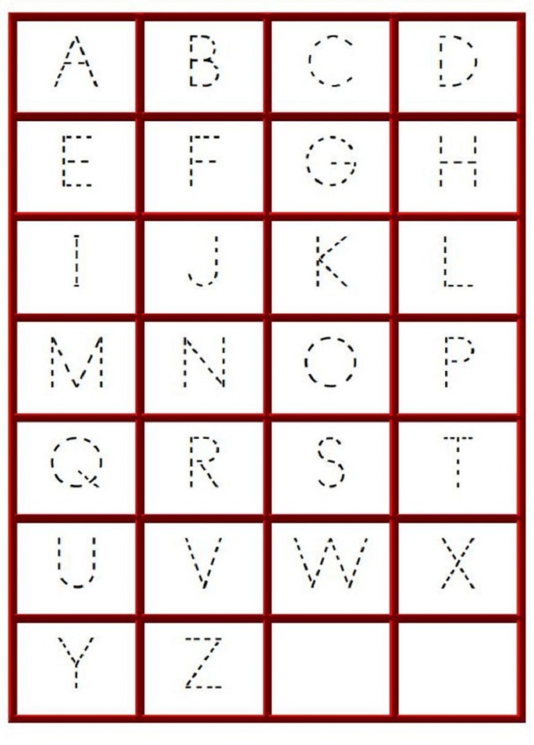 Kindergarten Alphabet Worksheets to Print | Activity Shelter