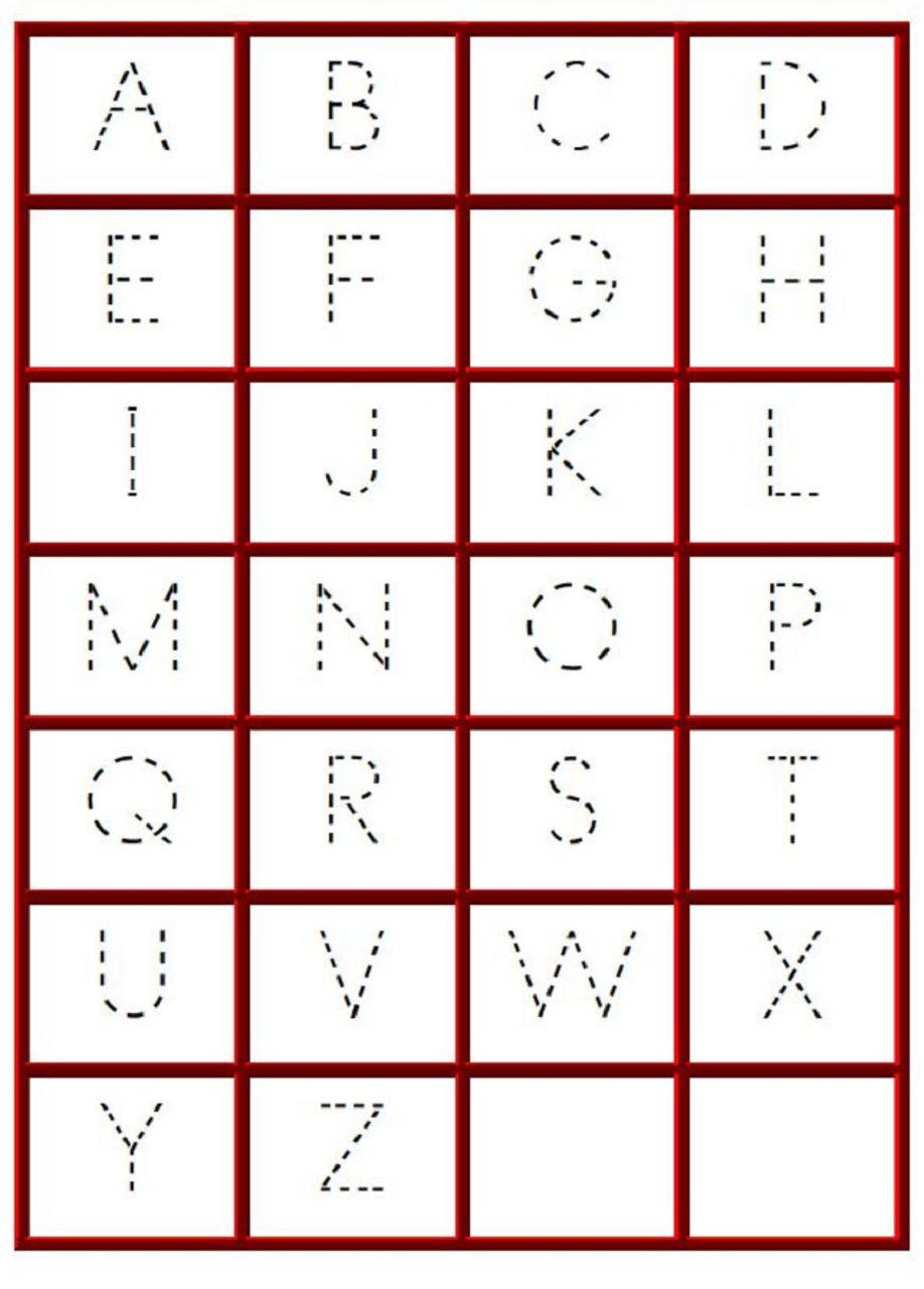 Free Printable Alphabet Worksheets For Kindergarten