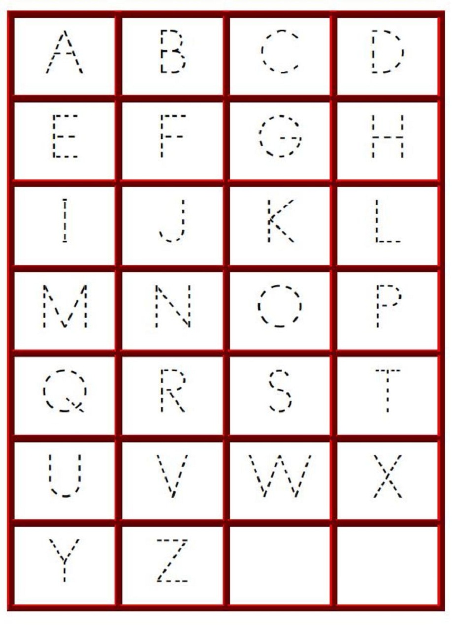 Printable Alphabet Worksheets For Nursery Printable Alphabet Worksheets