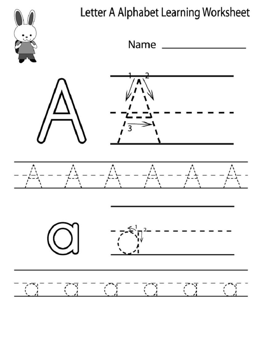 kindergarten alphabet worksheets to print activity shelter