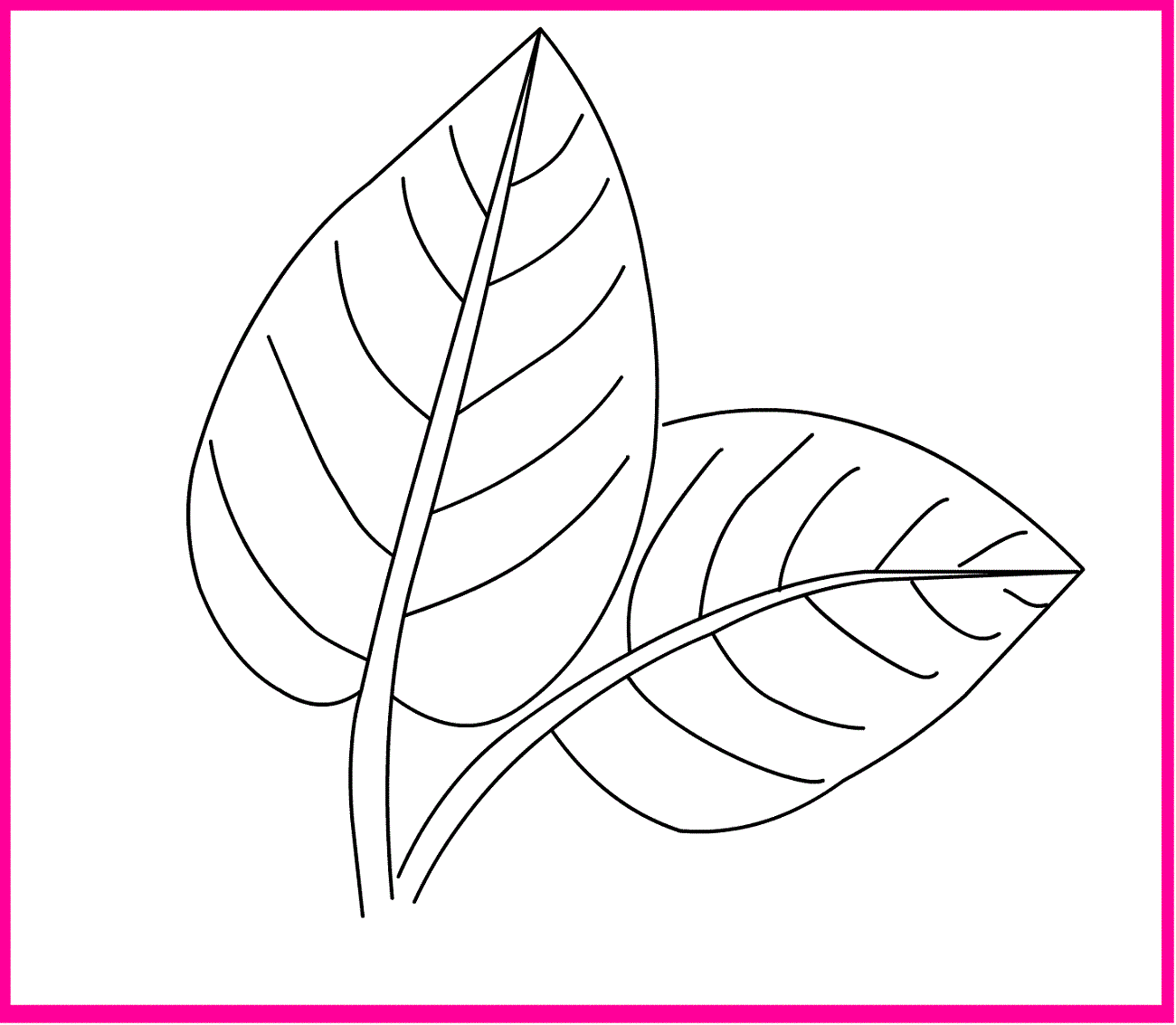 Leaf Coloring Pages Printable Activity Shelter Leaf Coloring Pages Printable Activity Shelter