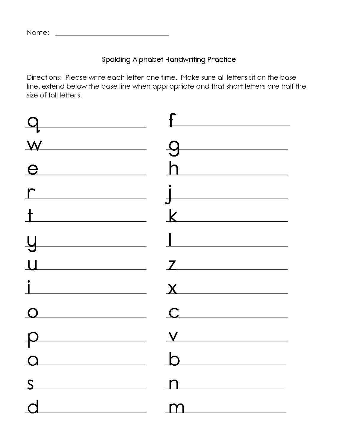 letter practice for preschool