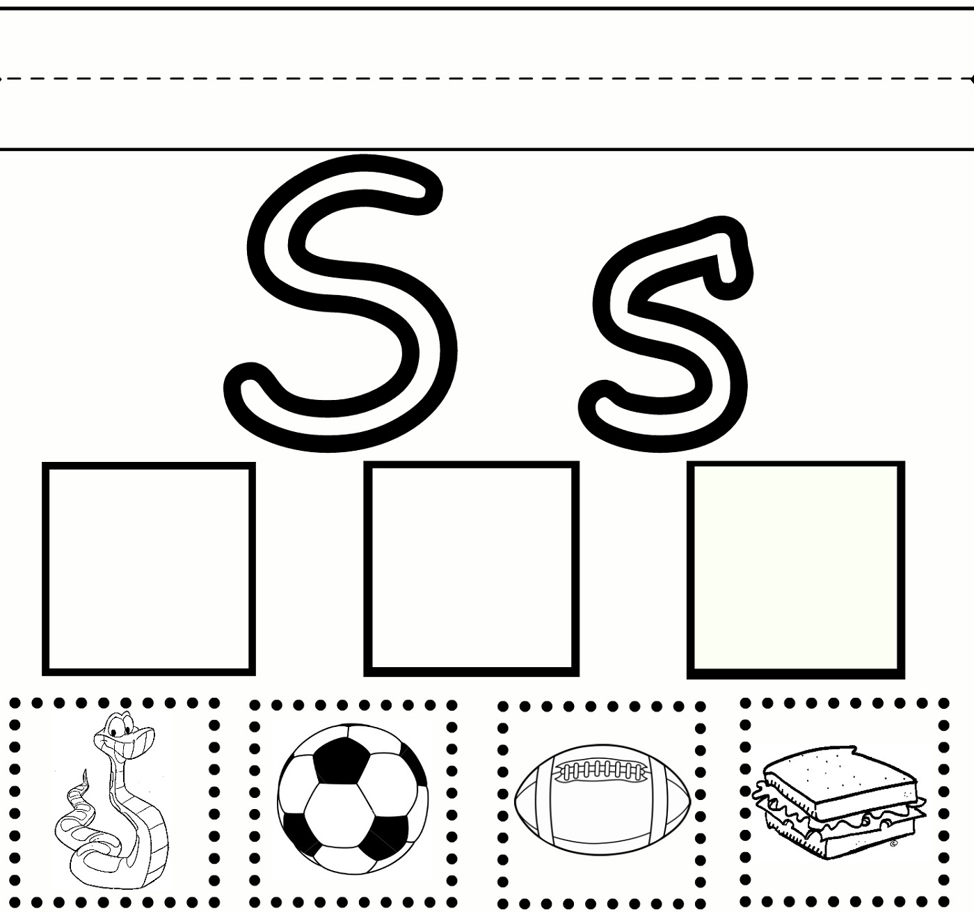 Letter S Worksheets For Preschool Letter Worksheets Find Fun Kids Hunt 