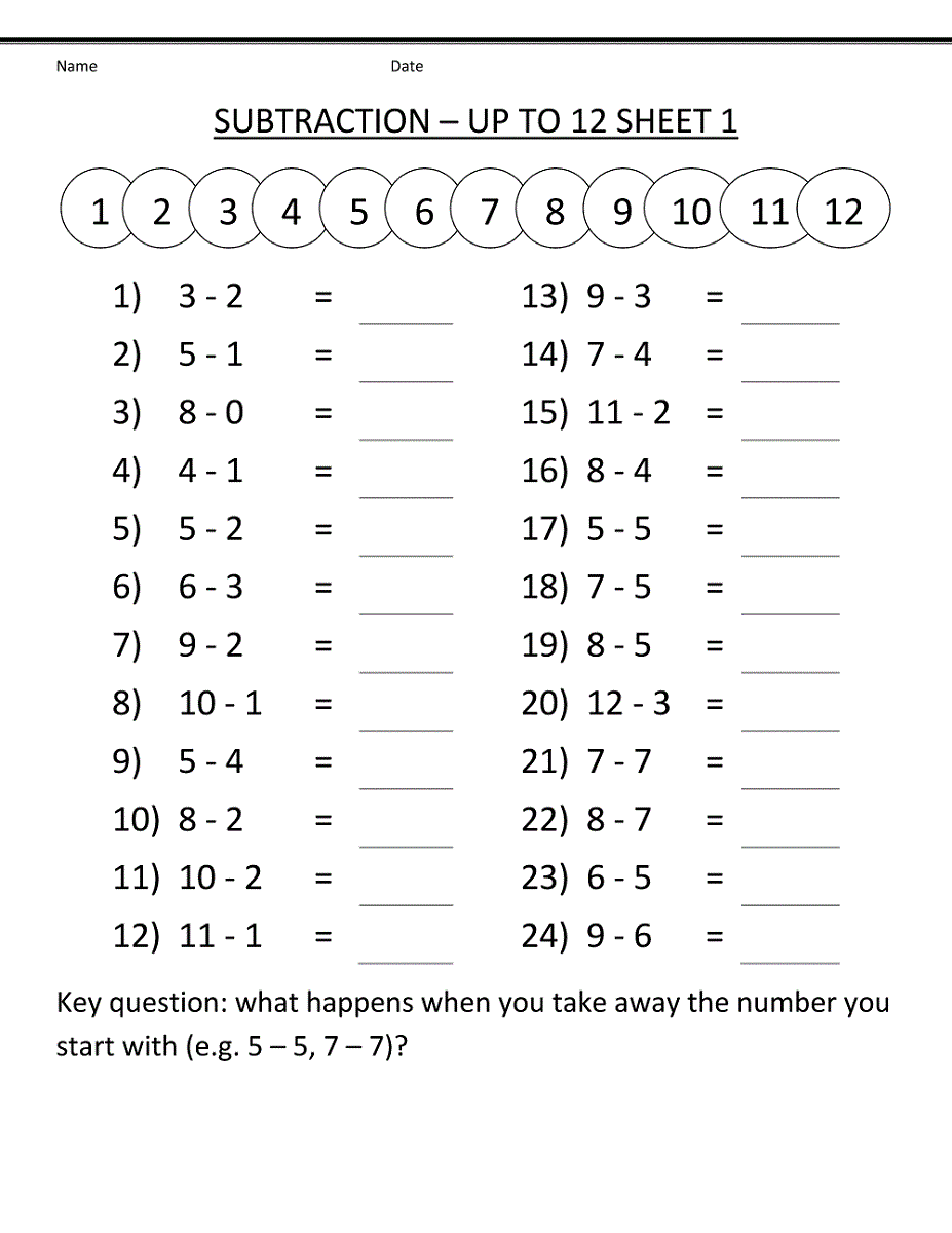 math sheets for grade 1 2016