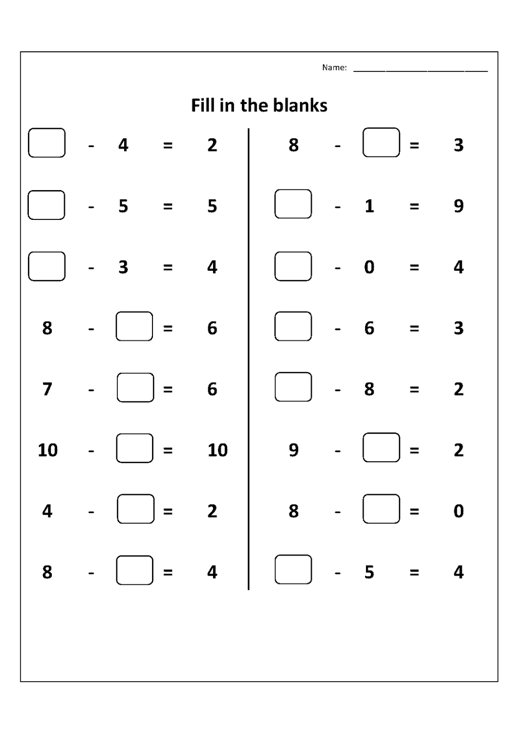 Math Sheets for Grade 1 to Print | Activity Shelter