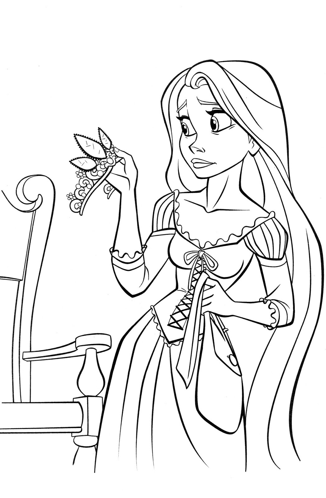 Rapunzel Color Pages to Print | Activity Shelter