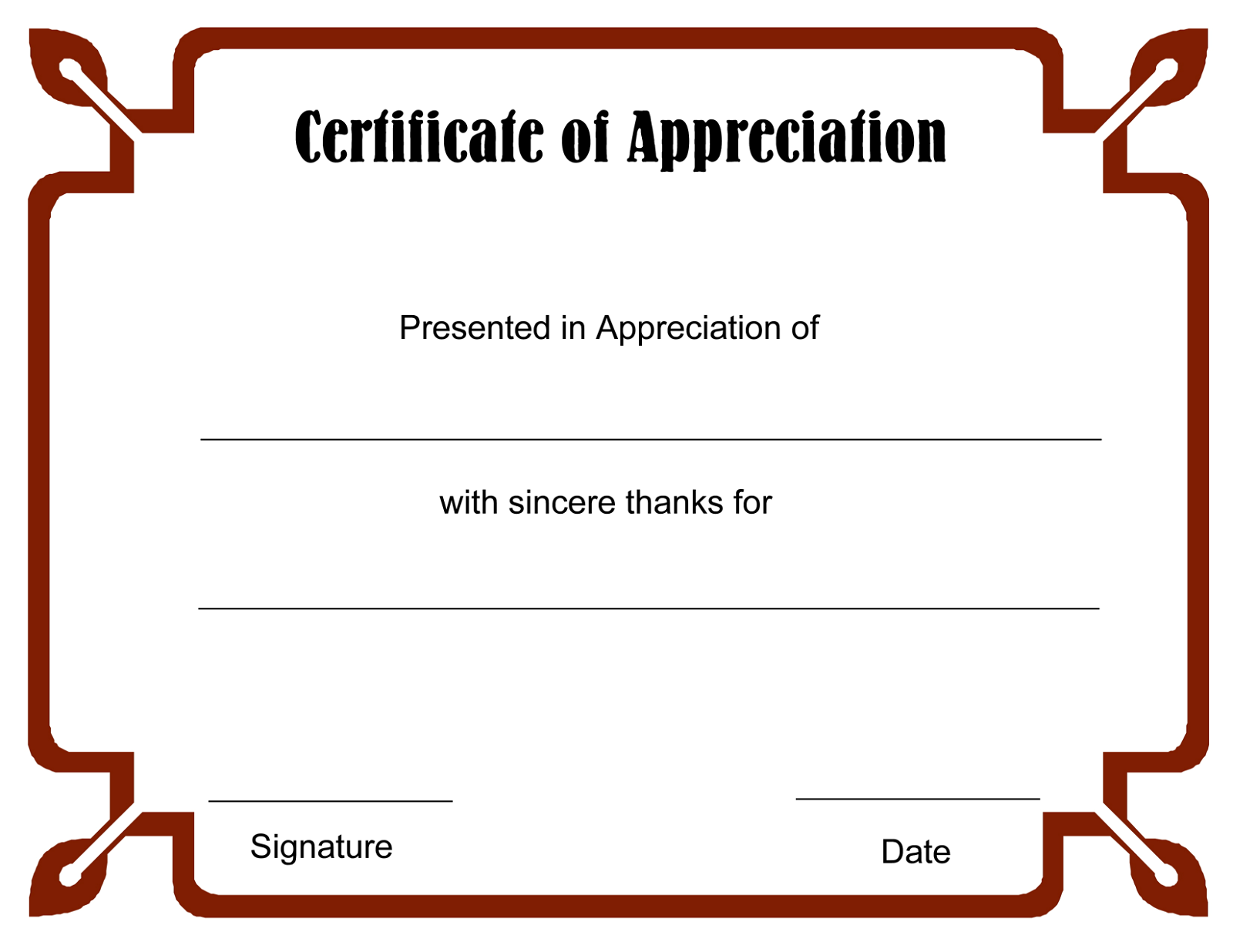 blank certificate templates best