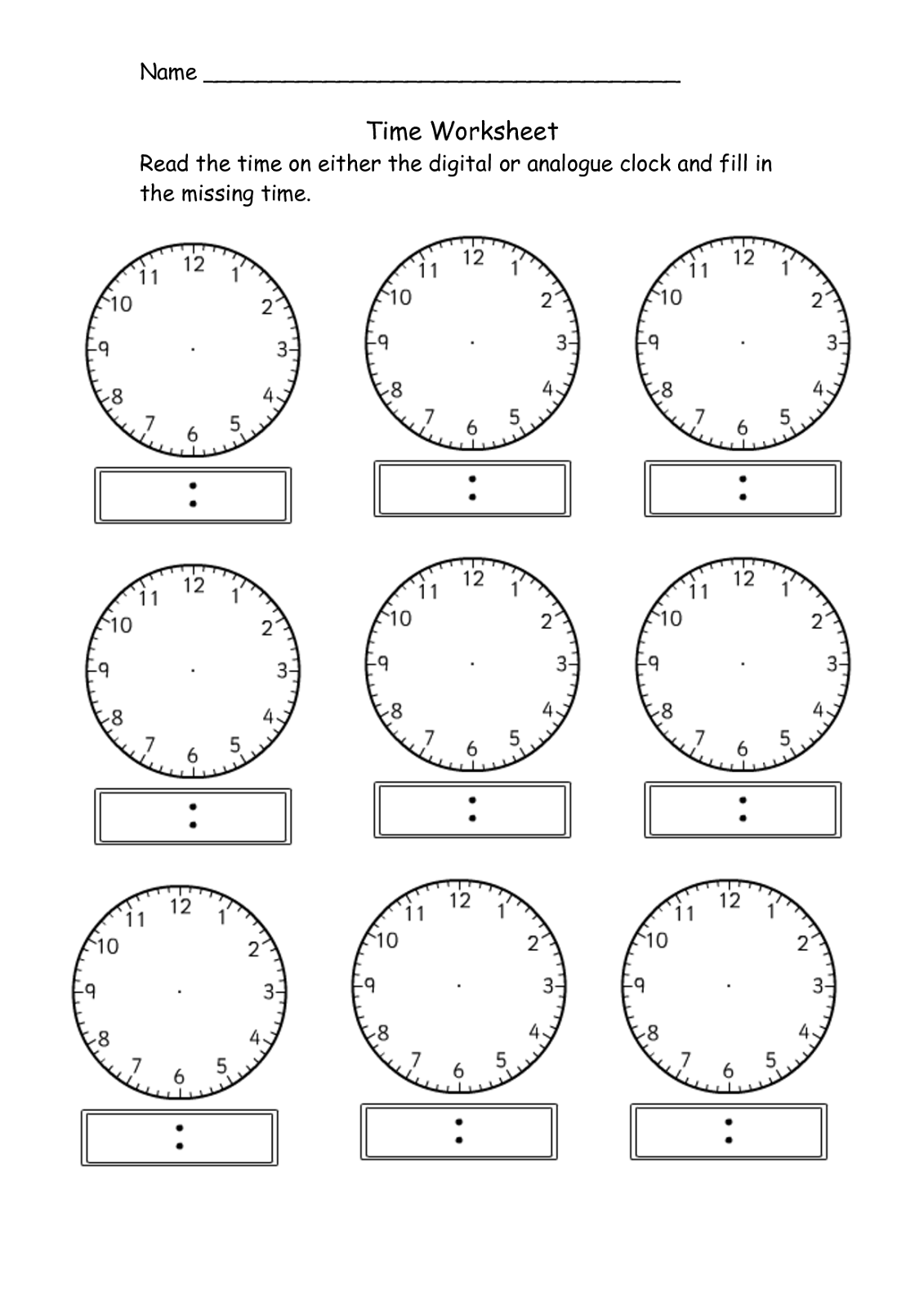 Printable Clock Worksheets For Kids printable-clock-worksheets-for-kids