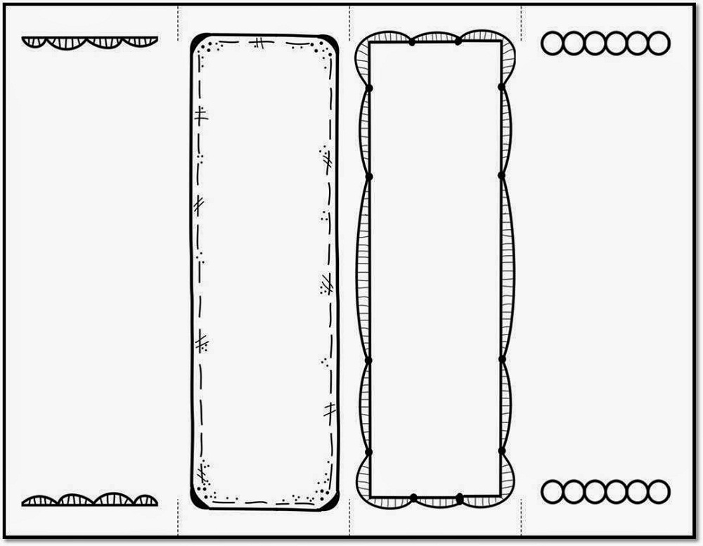 bookmark template blank