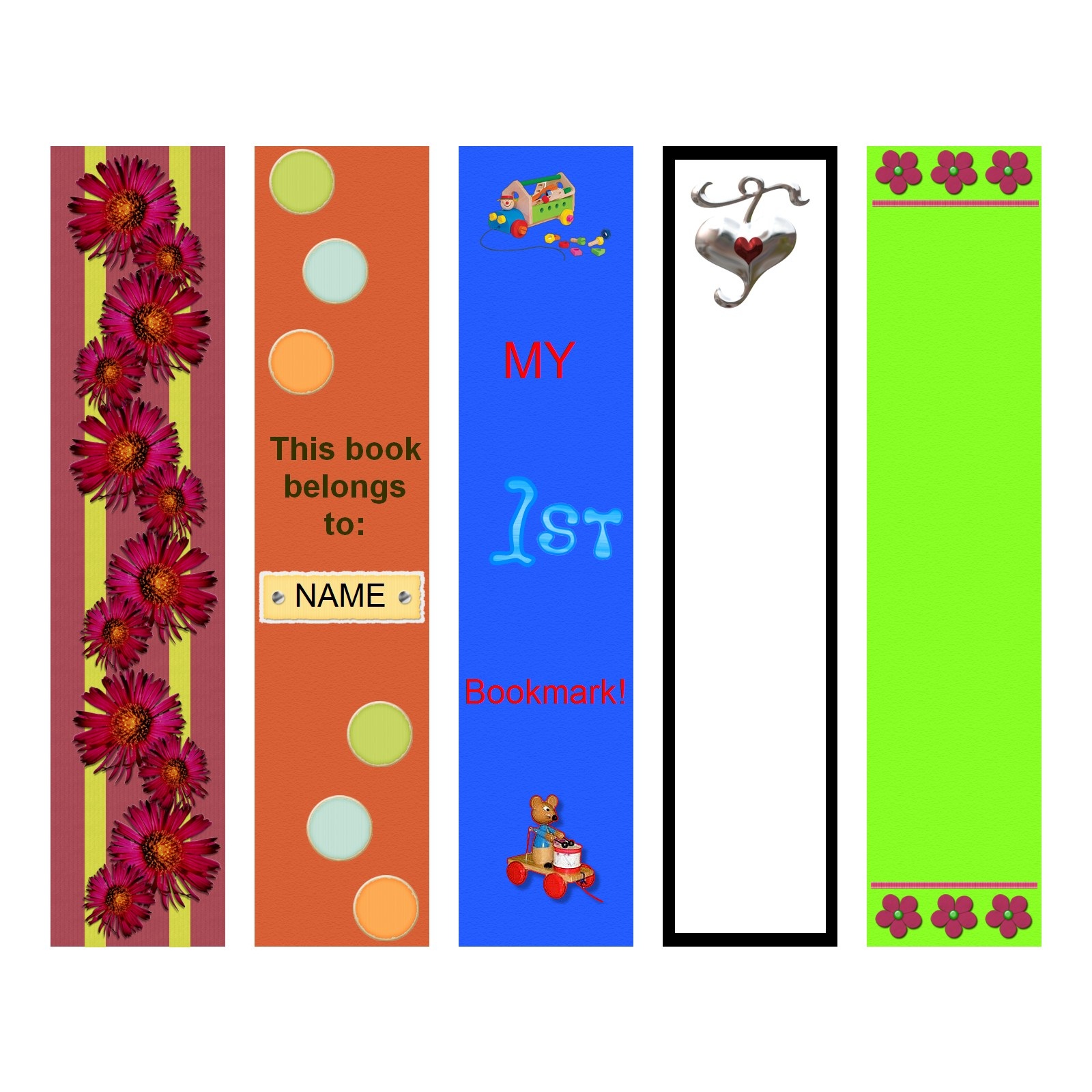 design a bookmark