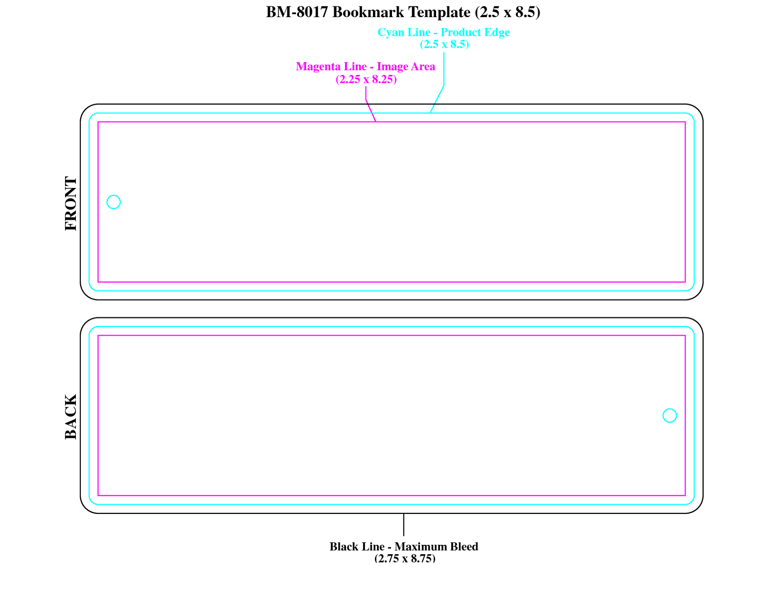 bookmark template printable