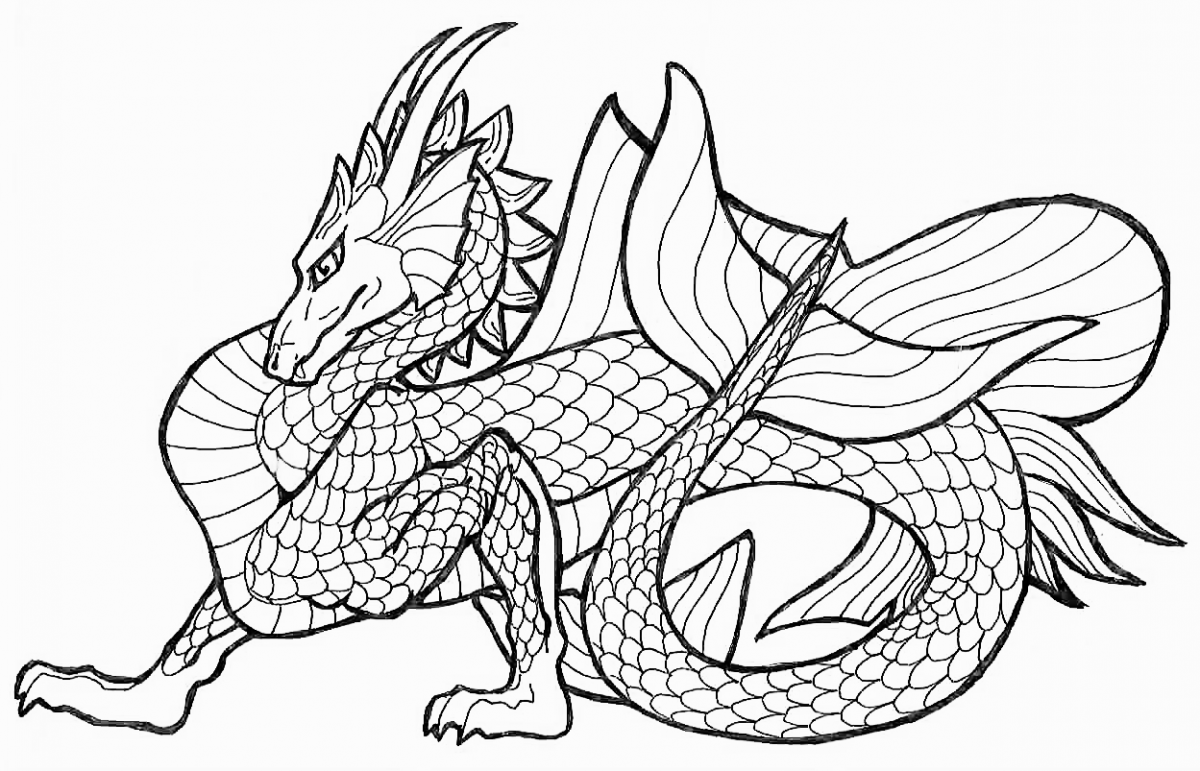 Download Dragon Coloring Pages Printable | Activity Shelter